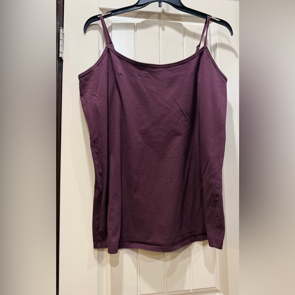 Lane Bryant Plum Purple Cotton Camisole